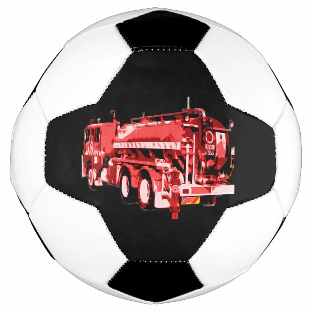 Ölfarbe des Roten Motors, Fußball (Vorderseite)