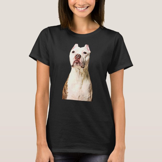 Ölfarbe für Hunde Mama und Hund Vater Grubengewäch T-Shirt (Vorderseite)