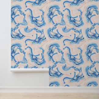 Ölfarbe Pinselstriche Tapete