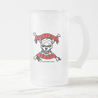 Ölfeld-Abfall-mattierte Bier-Tasse, Mattglas Bierglas
