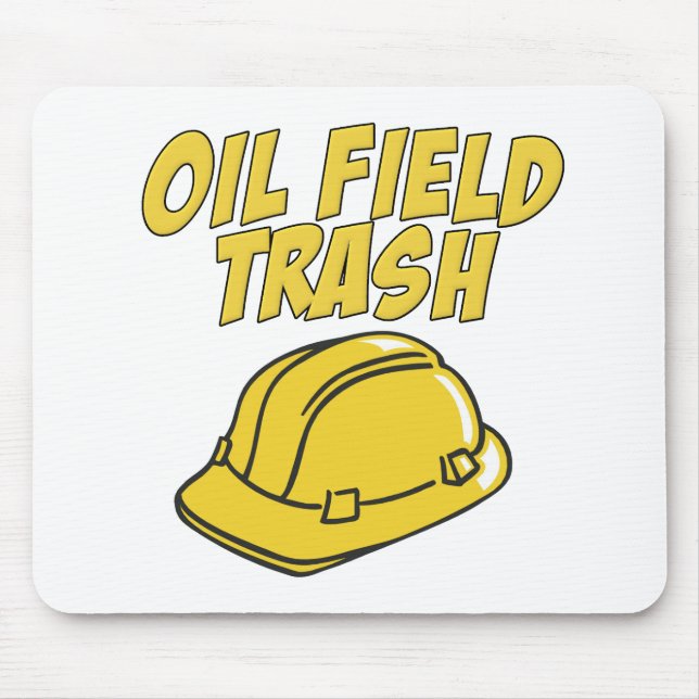 Ölfeld-Abfall Mousepad (Vorne)
