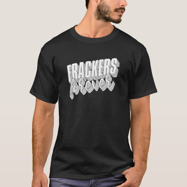 Ölfeld-Spaß-Bohren T-Shirt (Vorderseite)