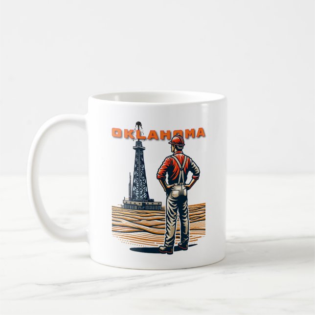 Ölfelder Oklahoma Kaffeetasse (Links)