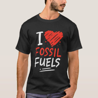 Ölfelderfahrer Schnellwagen über die Liebe fossile T-Shirt