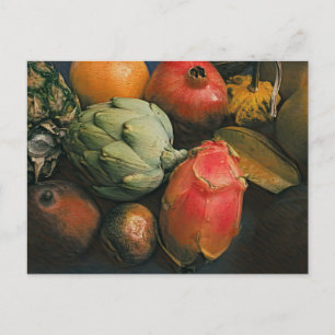 Ölfruchtanstrich Postkarte