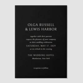 Olga Black Modern Wedding