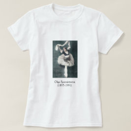 Olga Spessivtseva Russische Balletttänzerin T-Shir T-Shirt