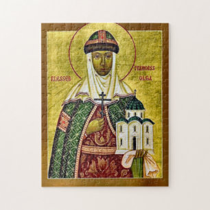 Olga von Kiew Orthodoxe Christliches Symbol Puzzle