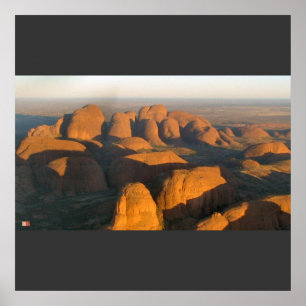 Olgas in Dawn - Australien Poster