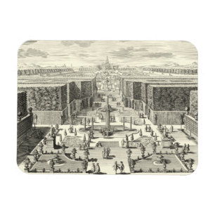 Ölgemälde am Garten von Versailles Magnet