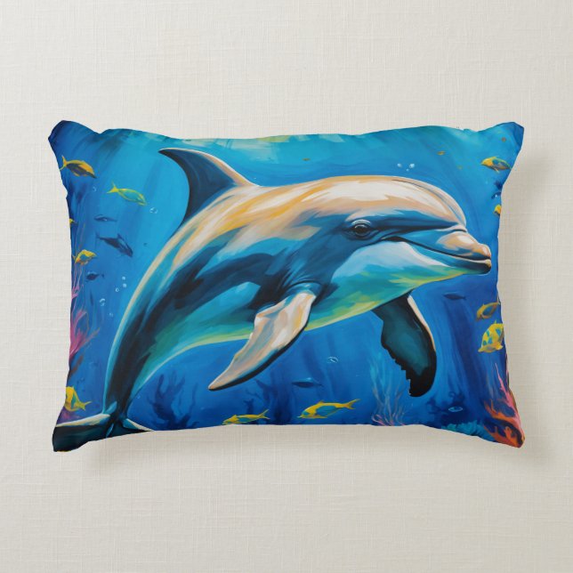 Ölgemälde Dekokissen (Vorderseite)