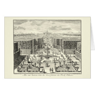 Ölgemälde der Brunnen am Garten von Versailles