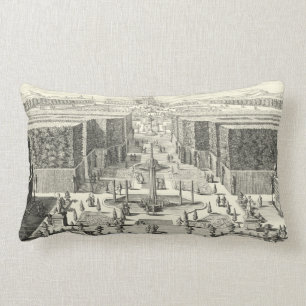 Ölgemälde der Brunnen am Garten von Versailles Lendenkissen