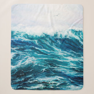  Ölgemälde, die Wellen im Ozean oder auf dem Meer  Sherpadecke