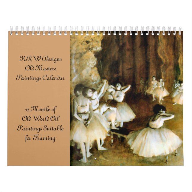 Ölgemälde-Kalender KRW alte Haupt Kalender (Titelbild)