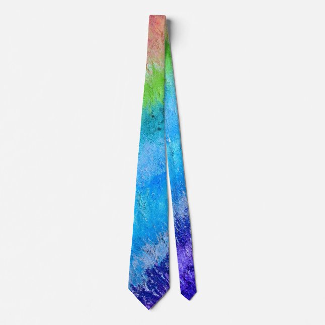 Ölgemälde "Maler-Palette signieren" Krawatte (Vorderseite)