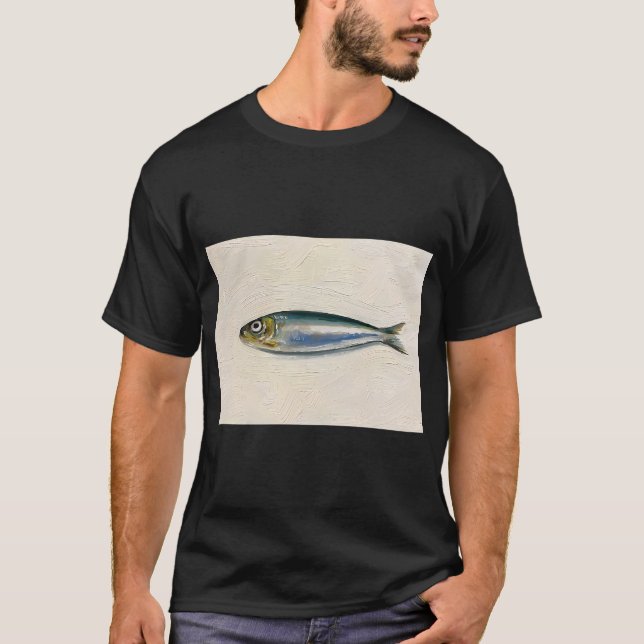 Ölgemälde Sardine T-Shirt (Vorderseite)