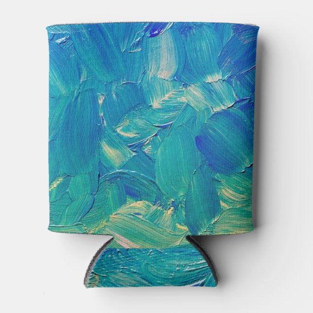 Ölgemälde: Sommerbrush Schlaganfälle. Dosenkühler (Vorderseite)