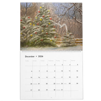Ölgemälde von Gary Poling 24 Monate Kalender