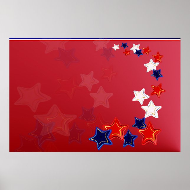Ol'Glory Stars Poster (Vorne)