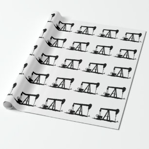 ÖLGUT-SILHOUETTE GESCHENKPAPIER