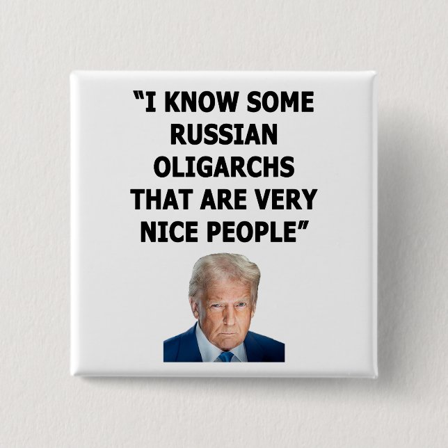 Oligarchen Button (Vorderseite)