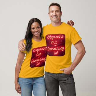 Oligarchen verschwinden - Demokratie in T-Shirt