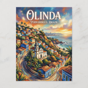 Olinda Brasilien Postkarte
