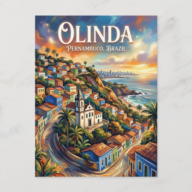 Olinda Brazil Postkarte (Vorderseite)