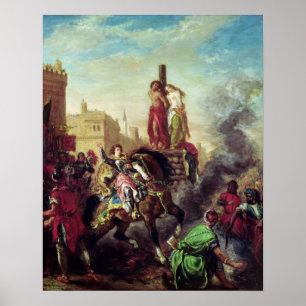 Olinda und Sophronia auf dem Pyre Poster