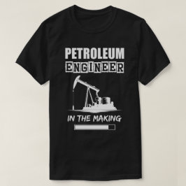 Ölingenieur in der Herstellung, schlichte Textur T-Shirt