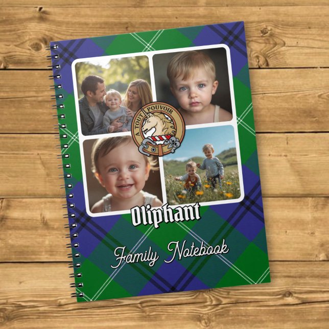 Oliphant Familienfoto-Collage Notizblock (Von Creator hochgeladen)