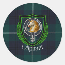 Oliphant-Schottischer-Clan-Tartan & Wappen