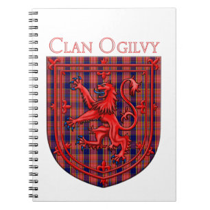 Oliphant Tartan Scottish Kariert Lion Rampant Notizblock