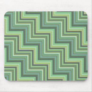 Oliv Green Stripes Pattern Mousepad
