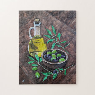 Olivas de Andalucía Gemälde von Alfred Fox Puzzle