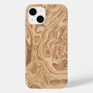 Olive Ash Burl Veneer Real Wood iPhone 14 Fall Case-Mate iPhone Hülle