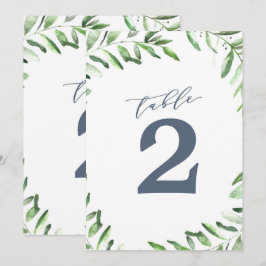 Olive Branch Boho Garden Tischnummer