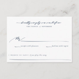 Olive Branch Boho Garden Wedding Repair Card RSVP Karte