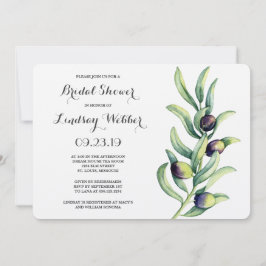 Olive Branch Brautparty Einladung