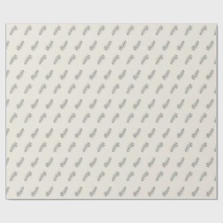 Olive Branch Gravur-Linienmuster Geschenkpapier
