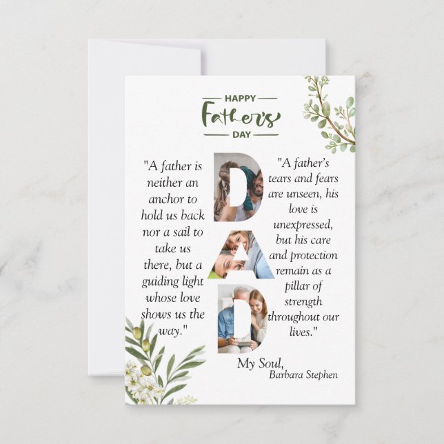 Olive Branch Happy Vatertag (Vorderseite)