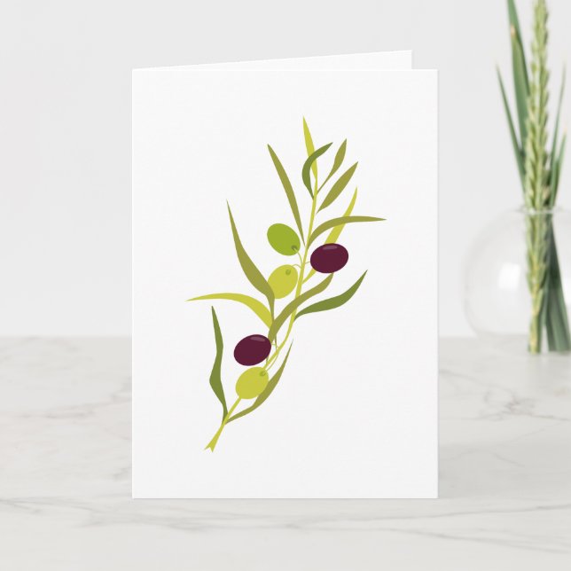 Olive Branch Karte (Vorderseite)