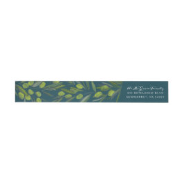 Olive Branch Rücksendeadresse Wrap Around Label