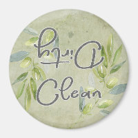 Olive Branch Script Clean Dirty Dishwasher