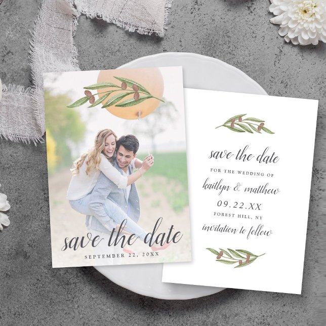 Olive Branch Wedding Foto Save the Date (Von Creator hochgeladen)