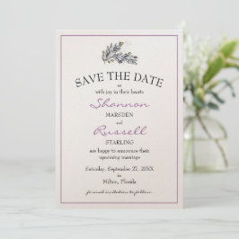 Olive Branch Wedding Save the Date Card Einladung