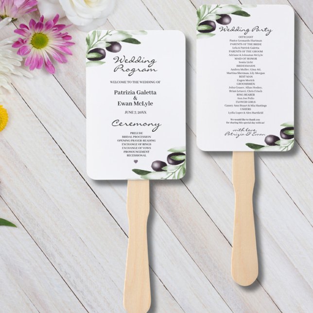 Olive Branch Wedding Set von Fans Fächer (Von Creator hochgeladen)