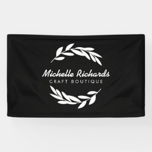 Olive Branch Wreath Logo Banner