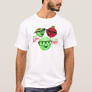 Olive ein süßes Rüben-Kopfsalat-Party T-Shirt